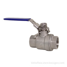 PN16-25 stainless steel thread ball valve